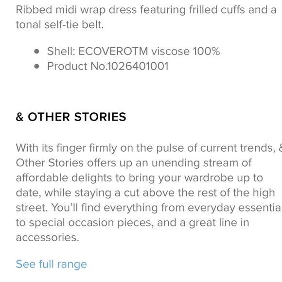 & other stories wrap dress - Picture 3 of 6